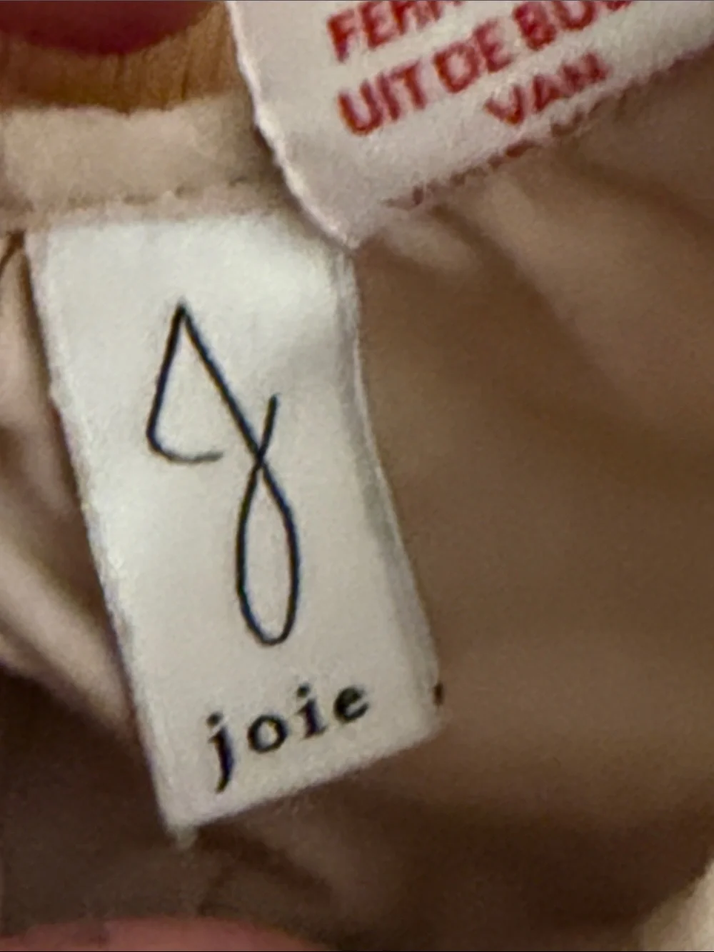 Joie Beige Crochet-Detail Kids Matching Set y.